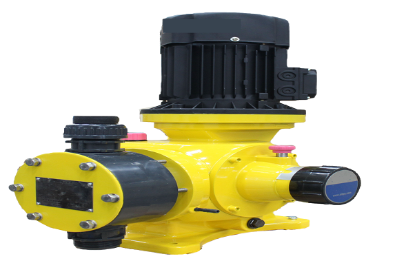 Electromagnetic diaphragm metering pump