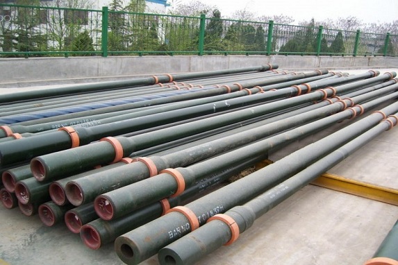 Tungsten plated drill pipe